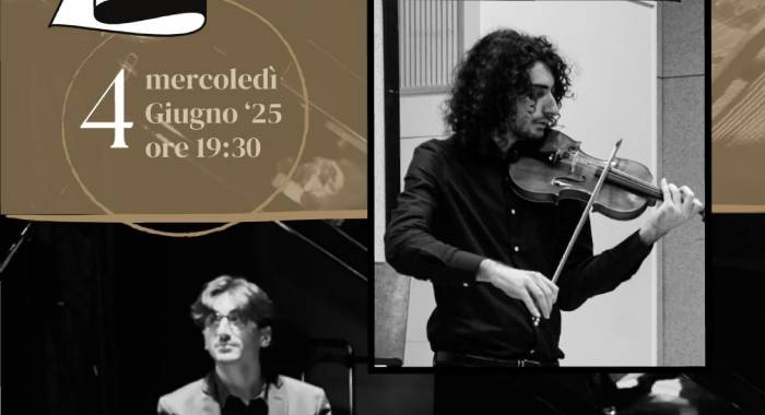 Circolo Articolo Città di Palermo Due Giovani talenti per la Stagione concertistica curata dalla direzione artista Elvira Maiorca Italiano Marco Greco al piano e Gabriele Guercio al violino
