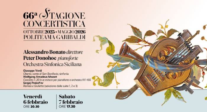 Alessandro Bonato sul podio e Peter Donohoe al pianoforte per Verdi, Mozart e Prokof’ev