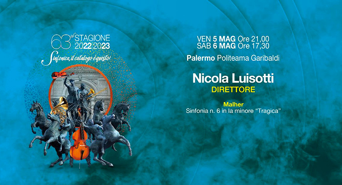 La “Tragica” di Mahler con l’Orchestra Sinfonica Siciliana diretta da Nicola Luisotti