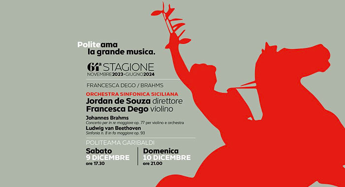 Brahms/Beethoven per la Sinfonica con Jordan de Souza sul podio e Francesca Dego al violino