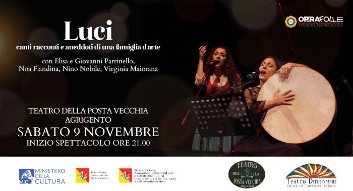 TEATRO DITIRAMMU - Debutta, in prima assoluta al Teatro della Posta Vecchia di Agrigento, lo spettacolo