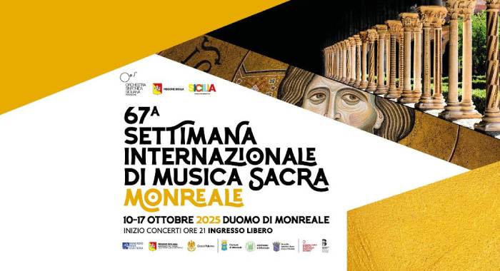 Dal 10 al 17 ottobre torna la Settimana Internazionale di Musica Sacra di Monreale