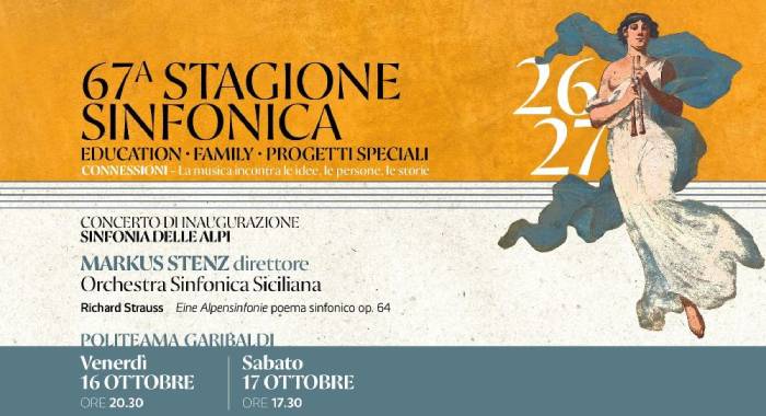 La Sinfonia delle Alpi di Richard Strauss inaugura la stagione dell'Orchestra Sinfonica Siciliana