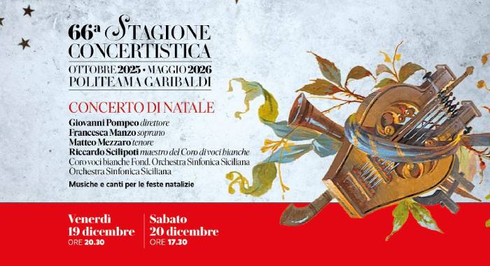 Musiche per le Feste per Concerto di Natale dell’Orchestra Sinfonica Siciliana