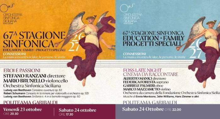 Schumann e Beethoven diretti da Stefano Ranzani con Mario Brunello solista e Cinema da ascoltare