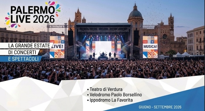 Immagine Palermo Live 2026 - La grande estate di concerti e spettacoli