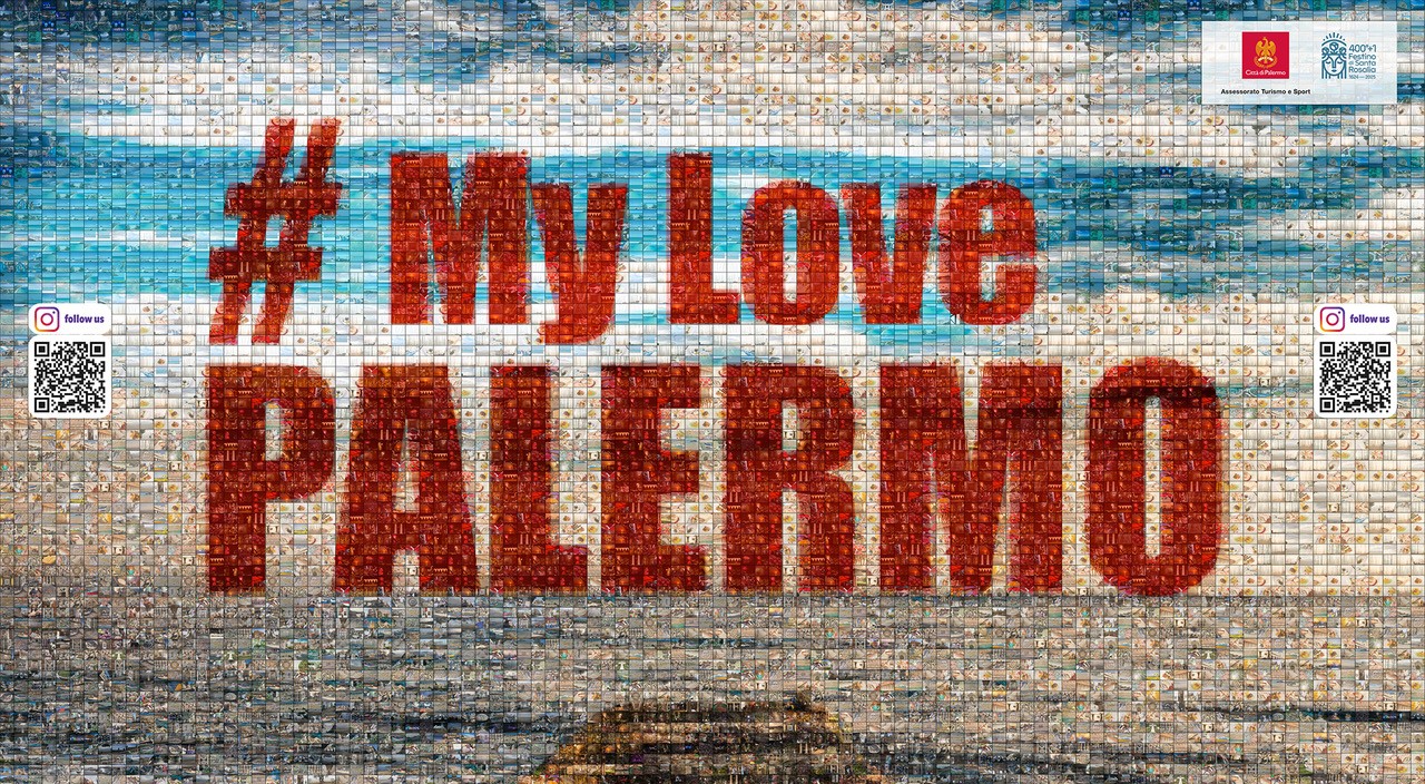 Immagine “MY LOVE PALERMO” - L’installazione artistica di Pucci Scafidi che celebra l’anima della città